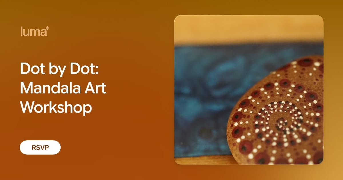 Dot by Dot: Mandala Art Workshop